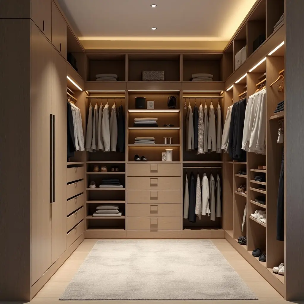 AI-assisted custom closet concept
