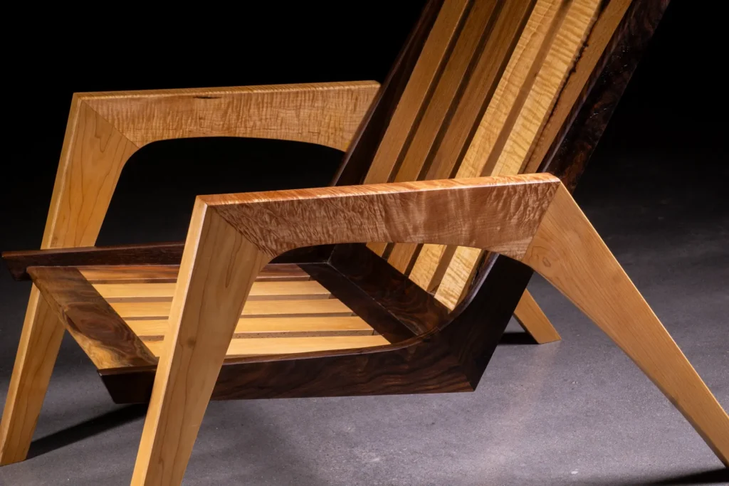 Verve Lounge Chair joinery detail